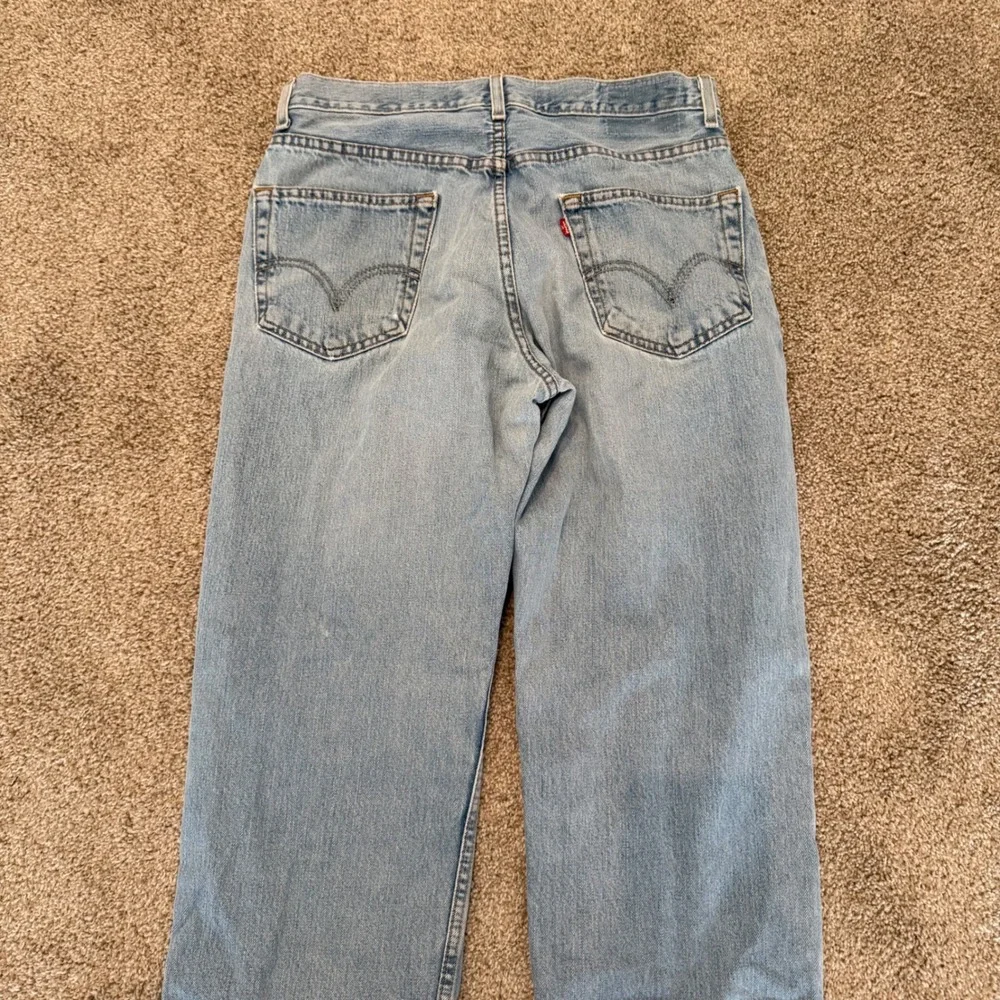 Levi's 550 Relaxed Fit Jeans Mens 34x31 Light Wash Vintage Y2K Distressed Denim